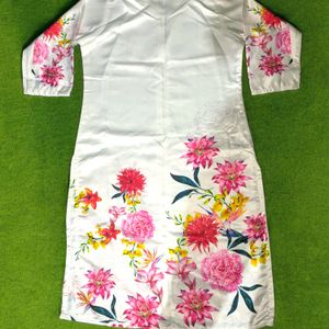 Floral Multi Color Kurti For Women.