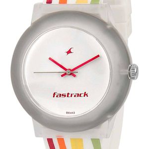 Fastrack Unisex White Watch