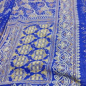 Dark Blue 🔵 Silk Simple Saree