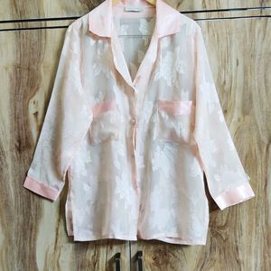 Peach Colour Designer Shirt Size-42-44