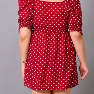 Stylishly Pretty PolkaDot Dress