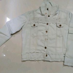 Funday Fashion 3/4th Sleeve Woman Denim Jacket