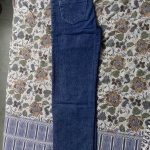 Dark Blue High Waist Jeans