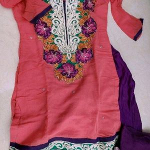 Partywear stiched salwar suit & duppata