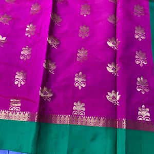 Beautiful Magenta Color Saree