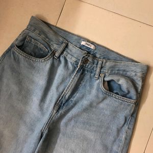 Forever 21 High Waist Blue Shaded Jeans