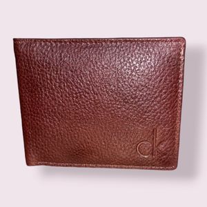 Calvin Klein Genuine Leather Wallet Men's