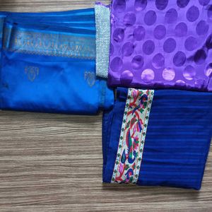 Sarees Of Three Beautiful Colours