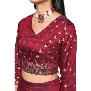 Maroon Designer Blouse