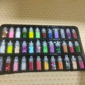 Nail Art Glitter With Different Color