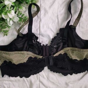 Olive Fancy Bra