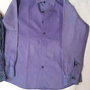 Used Purple Formal Shirt