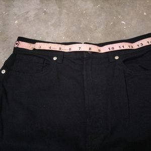 H&M Knee Cut Black Jeans