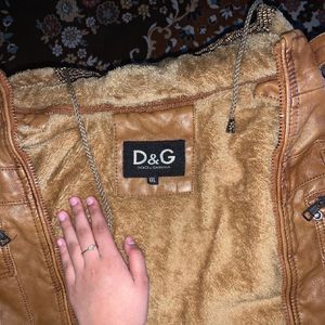 Dolce & Gabbana Leather Jacket