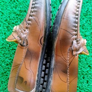 Party Wear Shoes Tan Color Size10