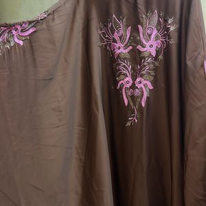 Rust Colour Abaya New Bt No Tag