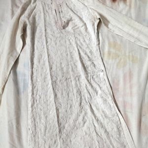 Collor White XS Kurti