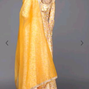 Gown With Pant And Dupatta