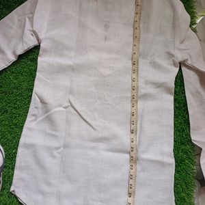 White Short Ehenic Kurta