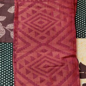 Saree Silk With Cotton