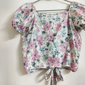 Floral Crop Top