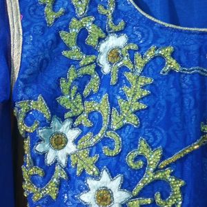 Royal Blue Gown (Size XL)