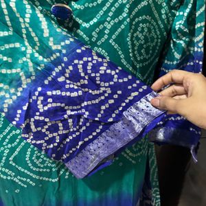 Bandhej A- line Kurti