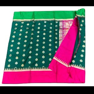 New Semi Kanchi Pattu Saree