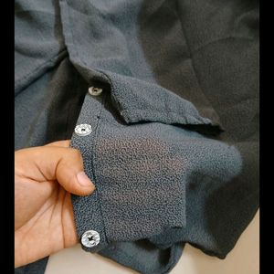 Black Office Wear Shirt