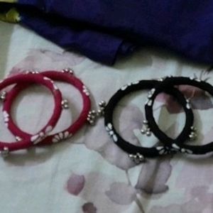 Hand made 4 Pc Bangles