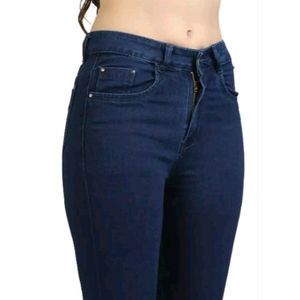 Women Skinny Navy Blue Jeans