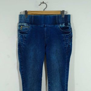 Dark Blue Jegging For Women's