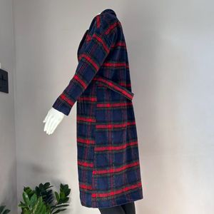 Plaid Overcoat FIXED PRICE