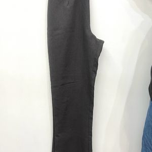 Charcoal High Waist Formal Pant