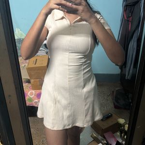 H&M Beige Short Casual Dress