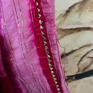 Pink Silk Saree