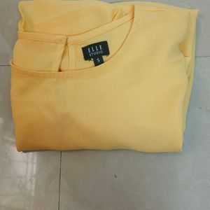 Yellow Knot Top