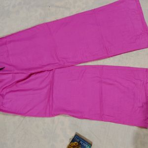 Magenta Pink Palazzo For Women