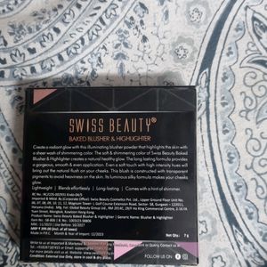 Swiss Beauty Baked Highlighter And Blusher
