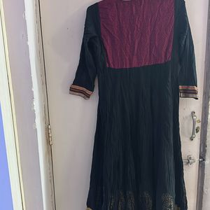 Crush Cotton Kurta