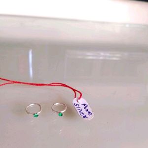 Diamond Bali Pure Silver (Pairs)