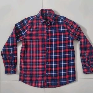 Checkered Red & Nevy Blue Shirt