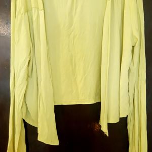 Neon Yellow Small Size Shrug