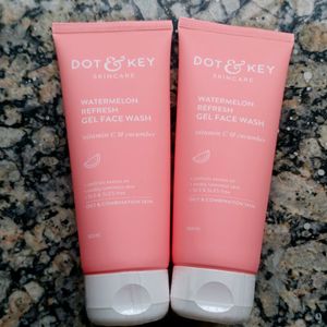 DOT & KEY Watermelon Super Glow Gel Face Wash With Vitamin C&Cucumber|Face Wash For Glowing Skin|Oil Free Face Wash|Removes Excess Oil&Dirt|