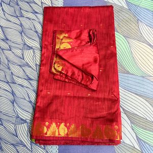 Red Fancy Saree