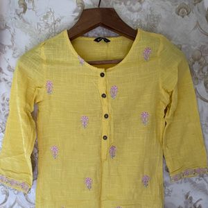 Yellow Kurta