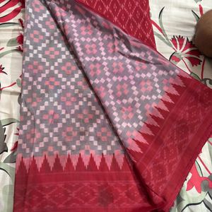 Pure Silk Ikkat Saree