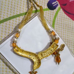 Golden Necklace Set