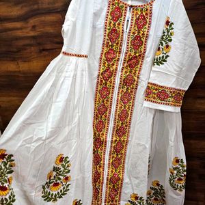 JAIPURI Cotton A-LINE DRESS