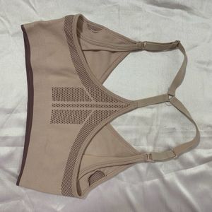 Peach Nursing Sports Bra